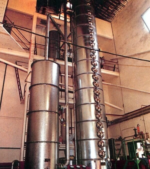 COLONNE DE DISTILLATION INOX